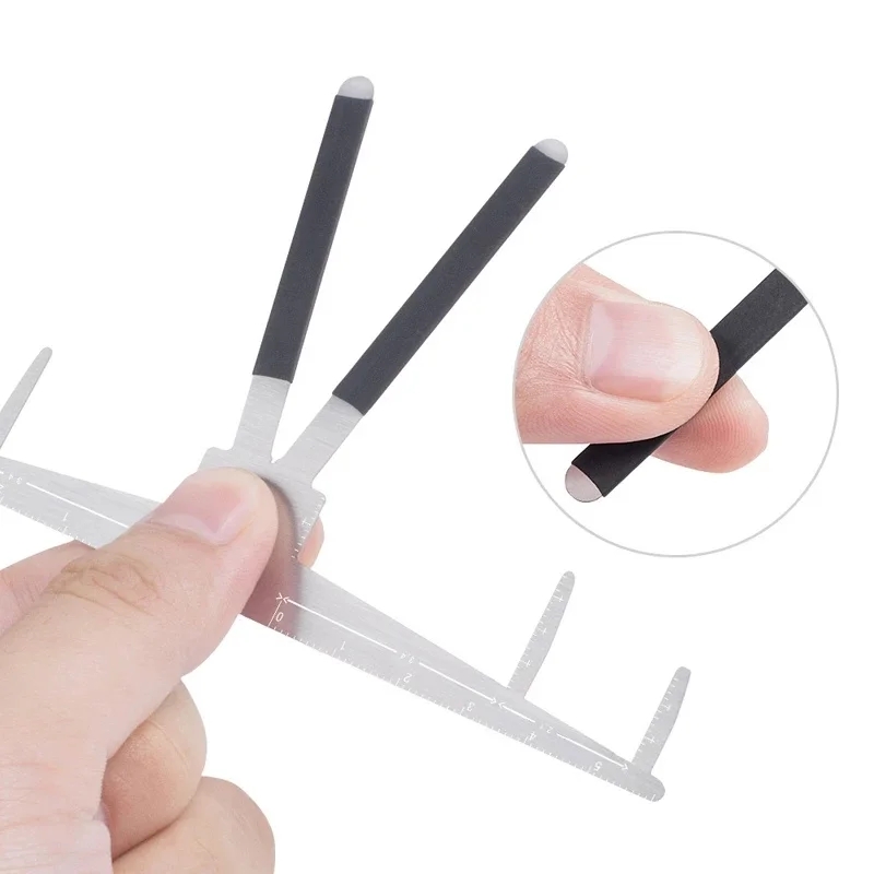 1pcs New Microblading Eyebrow Tattoo Stencil Ruler Balance Shaper Template Definition Permanent Makeup Eyebrow 3D Tattoo Tool