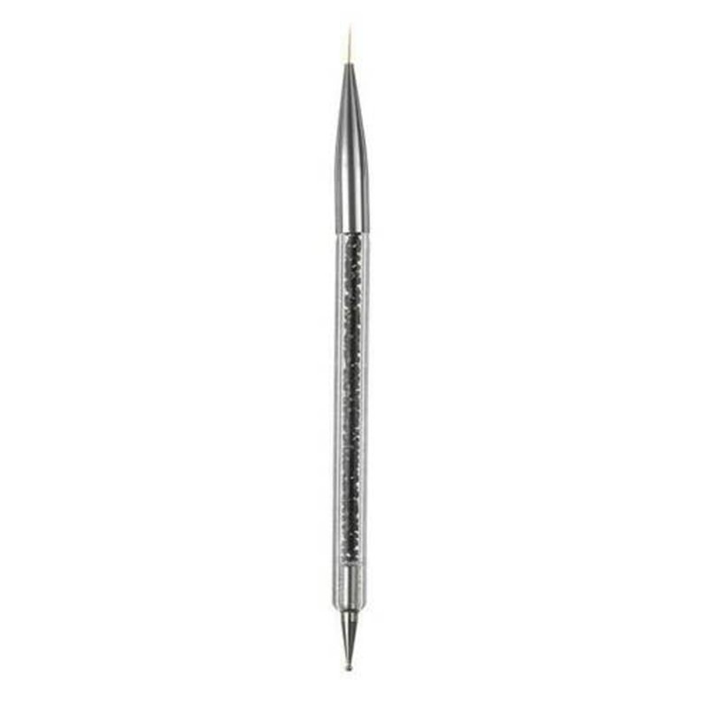 5pcs Nail Art Pen 2-Way Dotting Drawing Painting UV Gel Liner Polish Brush Set