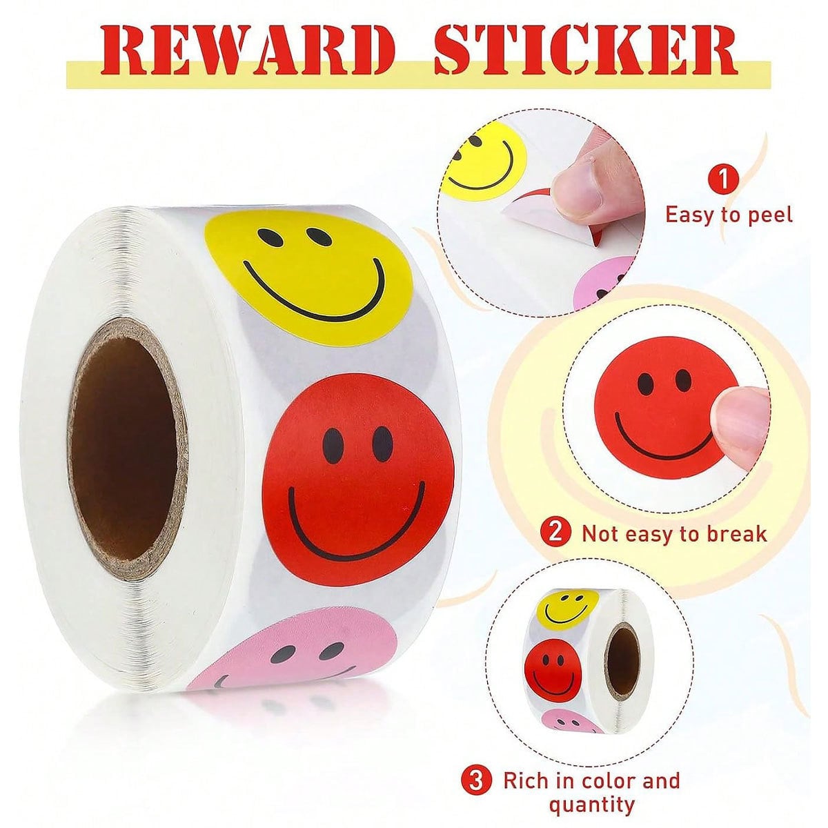 Hot cartoon Cute Reward stickers Children's Sealing tape DIY Creative decorative gift box Self-adhesive label