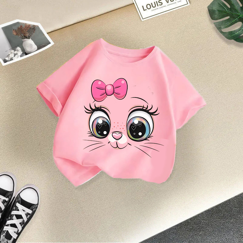 Boys And Girls Cotton T-Shirt Short Sleeve 2024 Summer New Style Children'S Top Boys Half Sleeve Children'S Clothes T Shirt