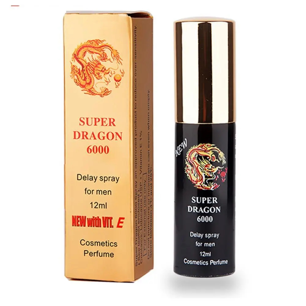 12ML Super Dragon Male 6000 Delay Spray Local Penis Extension Time Lubricant Appeal Thickening Cream Health care Massage oil
