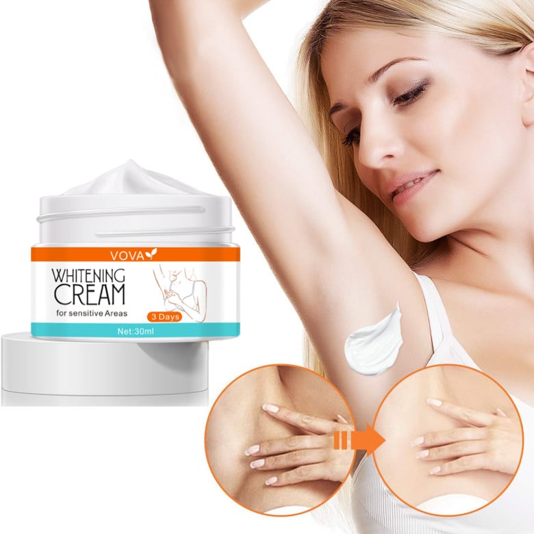 Armpit Whitening Cream Skin Lightening Bleaching Cream Underarm Dark Skin Legs Knees Whitening Intimate Body Lotion
