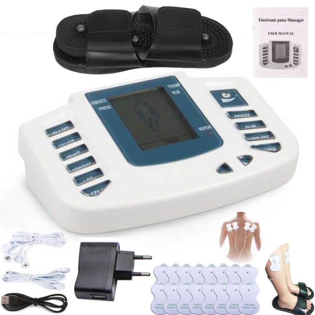 Slimming Pad Acupuncture Therapy Foot Neck Back Relaxing Health Care Massage Machine Device Electric Body Tens Muscle Massager
