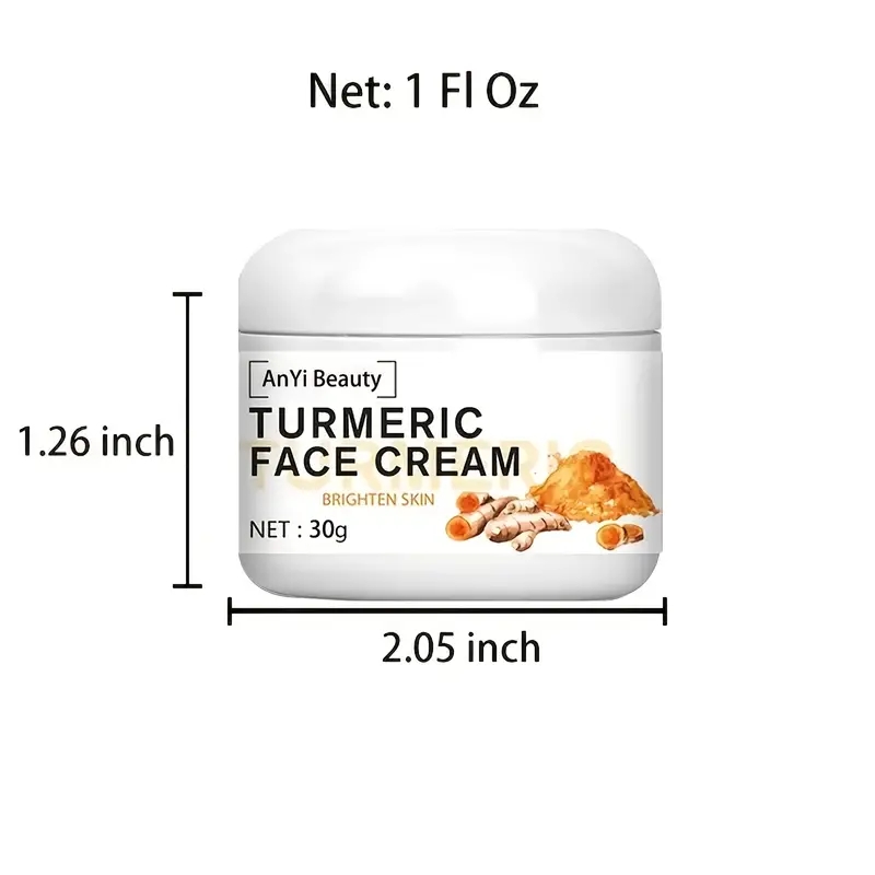 Natural turmeric female face cream skin care lotion pore purifying ingredients moisturizing facial skin care moisturizing cream