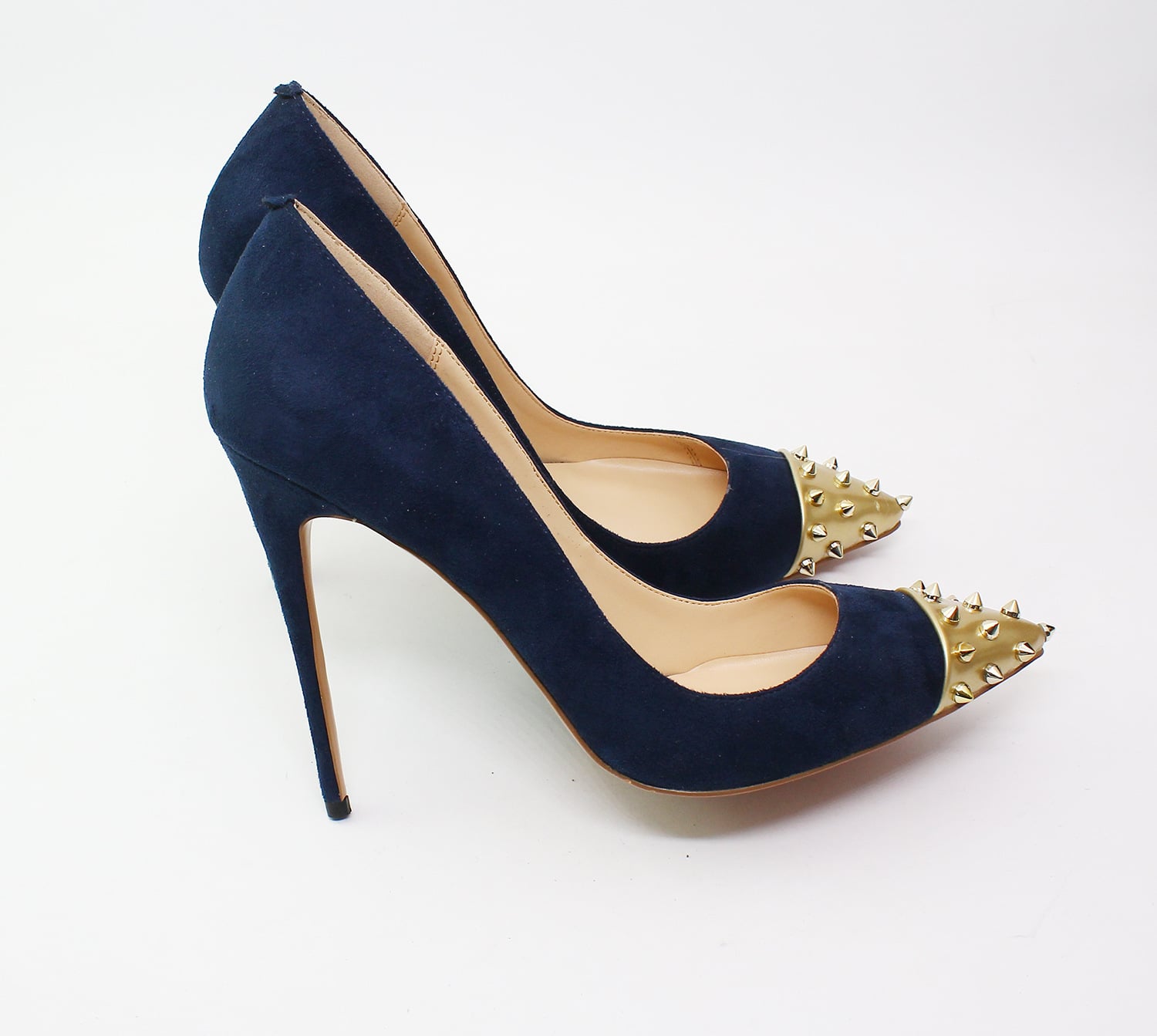 new style pointed golden orange foreign trade hot style 12 cm stiletto ladies fashion single shoes