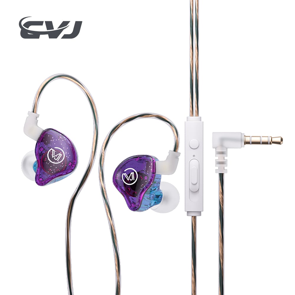 CVJ SD1 Earphones 3.5mm for Phone Xiaomi with Microphone In Ear Mic Bass Stereo Game Stereo Race Sport Music Headphones Headset