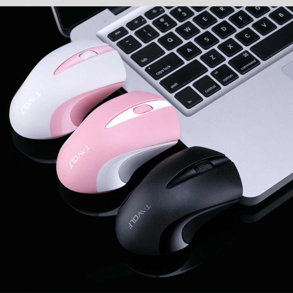 New Q2 Wireless Mouse Notebook Desktop Computer Anti-slip Matte Texture Roller Durable Mouse Automatic Sleep Computer mouse