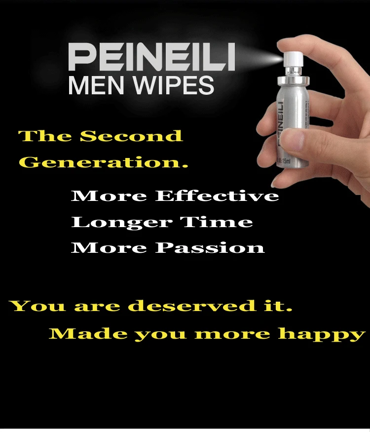 Peineili Sex Delay Spray for Men Erection Cream Male External Use Premature Ejaculation Prolong 60 Minutes Penis Enlargment Oil