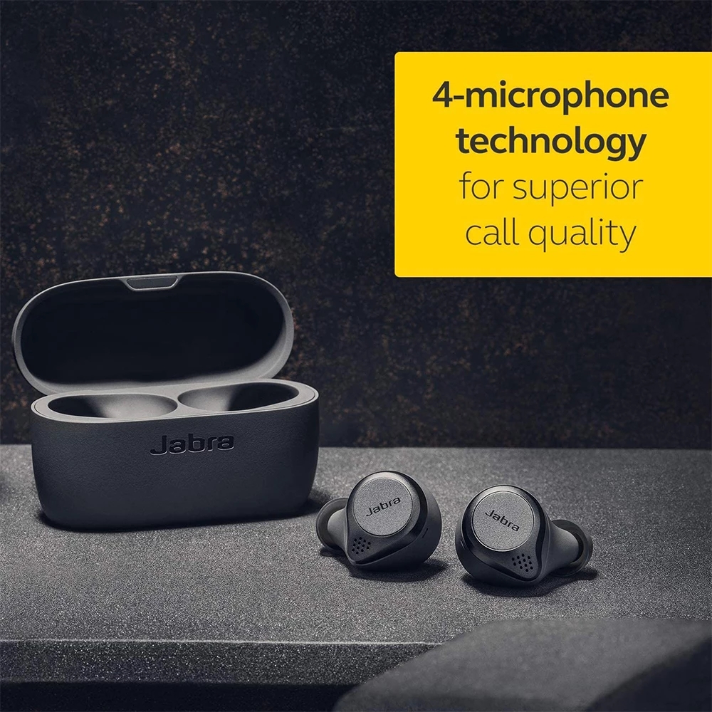 Jabra Elite 75t True Wireless Bluetooth earphones Sports Headset bluetooth Music Super Noise-cancelling Waterproof Headphones