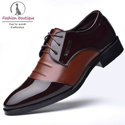 Men Pu leather business shoes fashion dress shoes