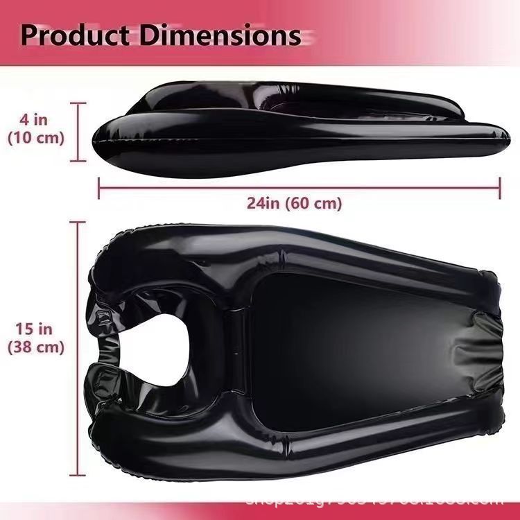 PVC Inflatable Shampoo Basin Quickly Inflate Deflate Hair Washing Basin For Pregnant Women Elderly New Portable Shampoo Pad