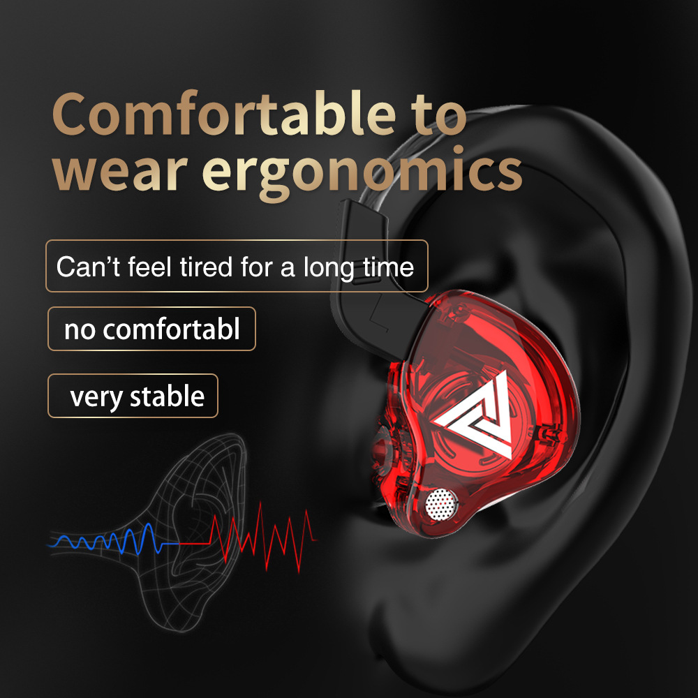 New In-Ear Headphones HIFI Bass Earbuds Headphones Game Sports Monitor Noise Cancelling Universal Headphones