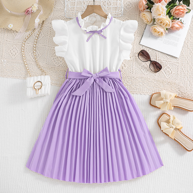 Kids Dress For Girls 8-12 Years Summer Girls Elegant Classic Fashion Intellectual Dress Birthday Party Dress For Children