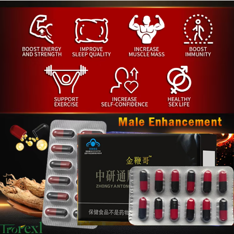 Powerful High Purity Epimedium Supplements Natural Organic Manhood Erection Pill Improve Performance and Increase Size