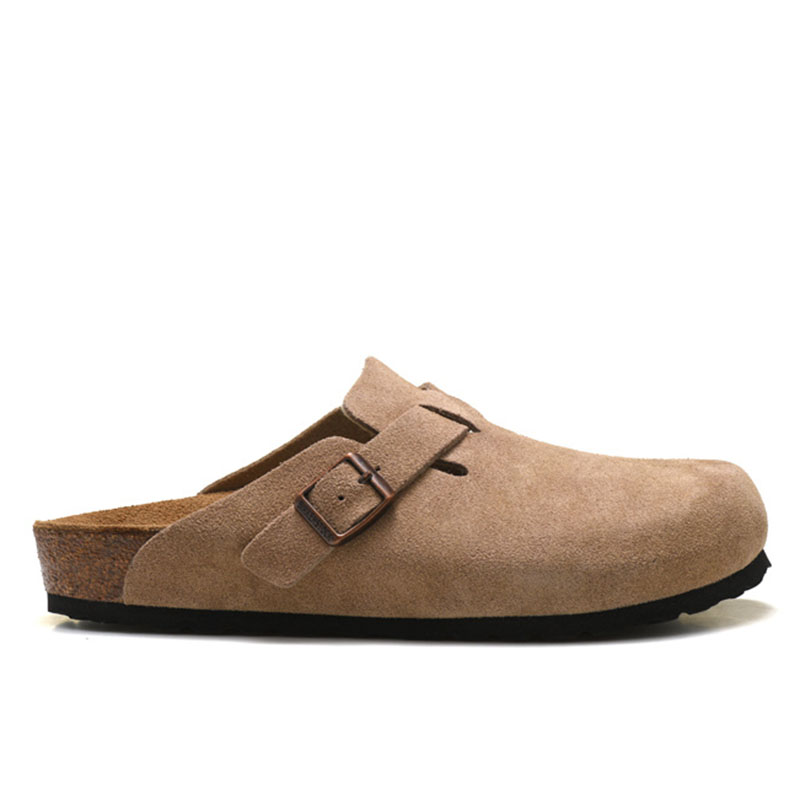 Birkenstock sandals, cork casual slippers for men and women, wild camel toe shoes, Birkenstock outdoor beach shoes