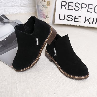 Martin boots, women's boots, frosted skin, new ladies, women's shoes, flat bottomed shoes, and women's boots