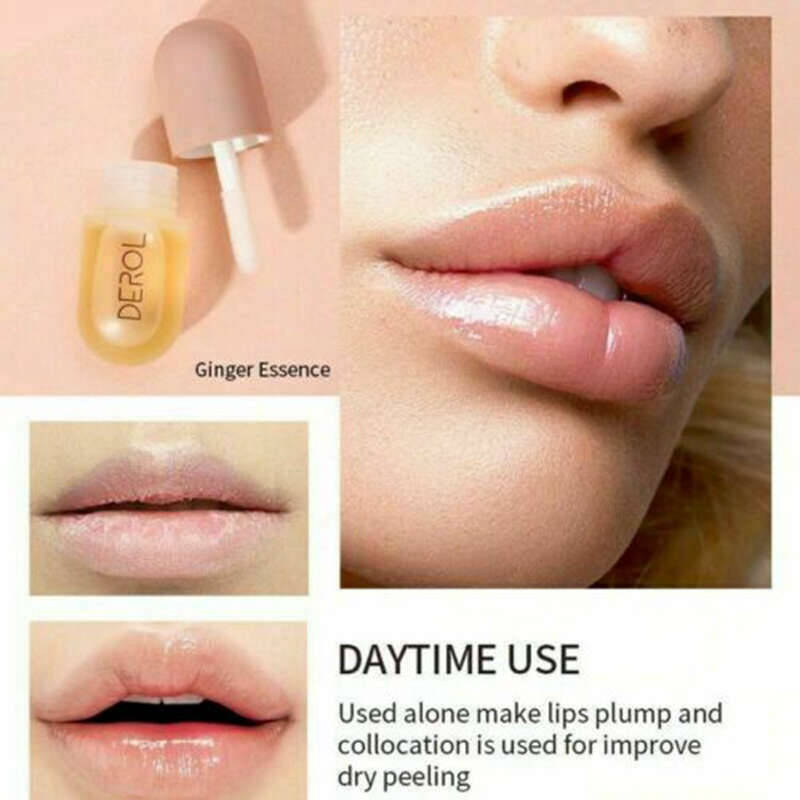 2pcs/set Lip Plumper Extreme Lip Gloss Maximizer Plump Volume Bigger Lip Moisturizing