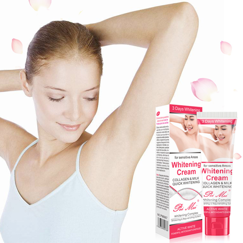 3 Days Effect Armpit Whitening Body Creams Between Legs Knees Private Parts Whitening Formula Armpit Whitener Intimate Body Care