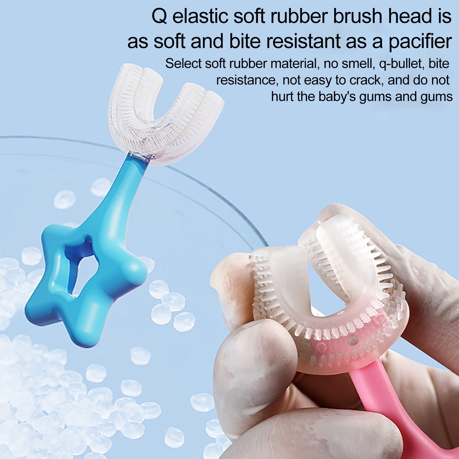 Children’s U-shape Toothbrush For 360° Thorough Cleansing Baby Soft Infant Tooth Teeth Clean Brush Baby Oral Health Care