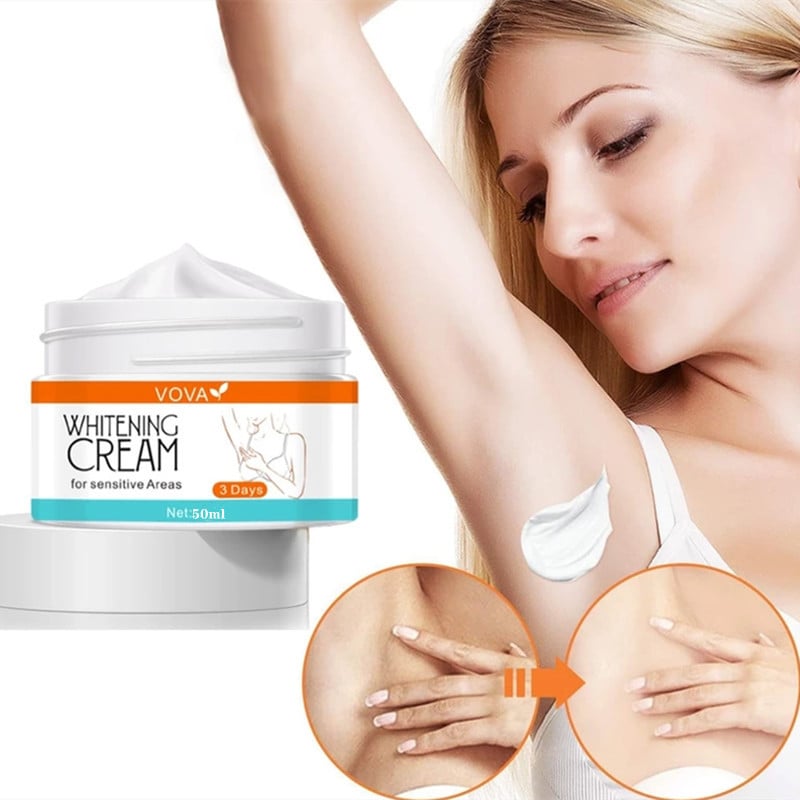 Whitening Cream Bleaching Face Body Lightening Cream Underarm Armpit Whitening Moisturizing Cream Legs Knees Body White Cream