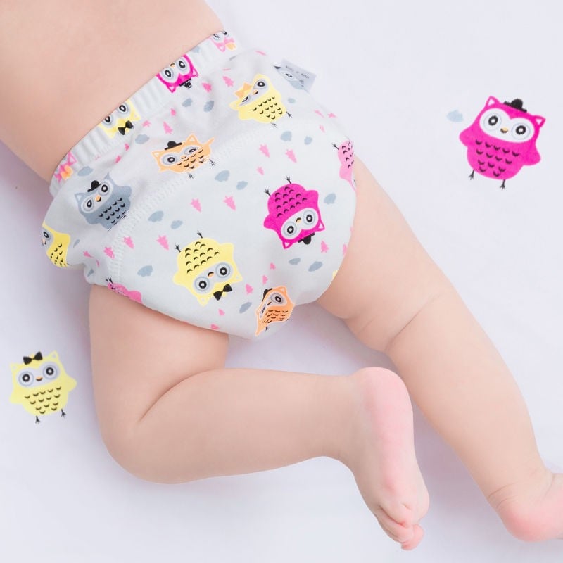 Newborn Training Pants Baby Shorts Solid Color Washable Underwear BABY Boy Girl Cloth Diapers Reusable Nappies Infant Panties
