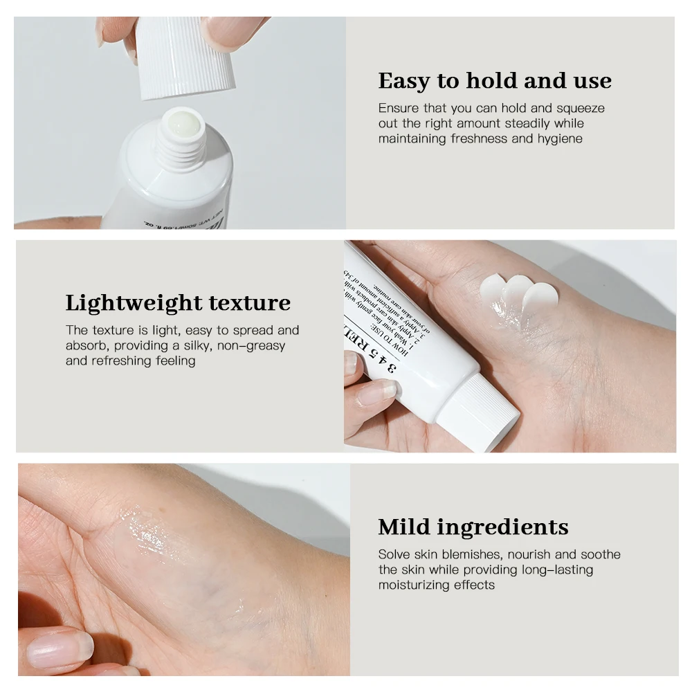 345 Relief Cream Comprehensive solution to skin problems Anti-sugar and antioxidant Brightening skin Improving acne marks Moistu