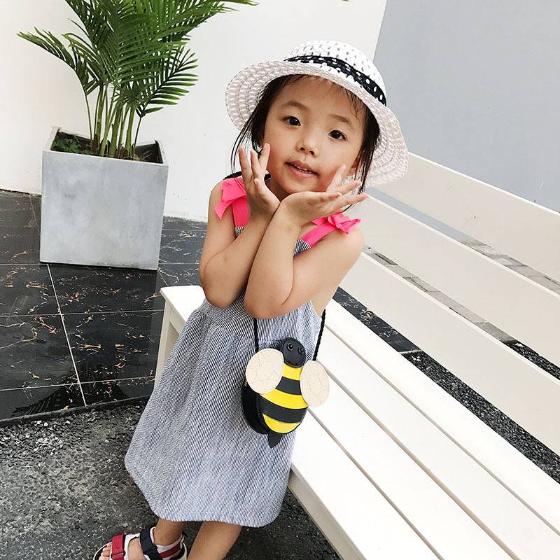 Cute Cartoon Messenger Bags for Toddler Baby Children Kids Girls Princess Shoulder Bag Handbag Ladybug Bee Snails