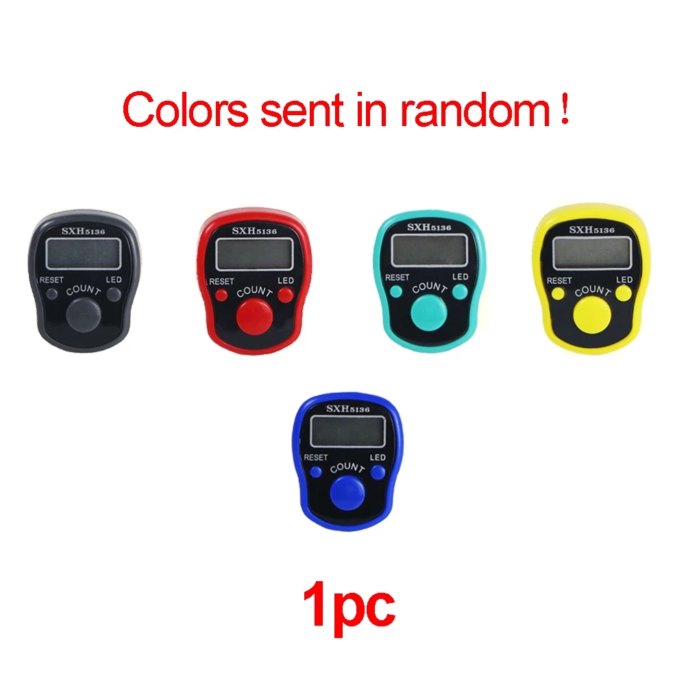 Digital LED Electronic Digital Golf Finger Handheld Tally Counter Luminous