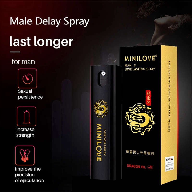 MINILOVE Viagra Poweful Sex Delay Products Prolong 60 Minutes Male Sex Spray for Penis Men Prevent Anti Premature Ejaculation