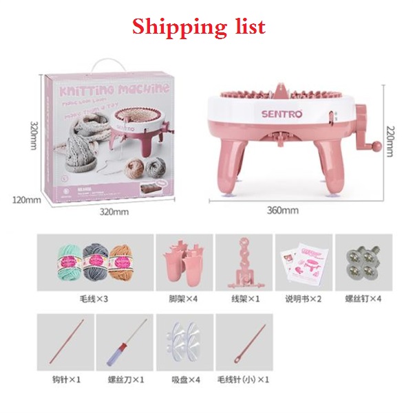Positions Big Hand Knitting Machine Weaving Loom knit for Scraf Hat Children Educational Learning Toy Knitting Tools 40 Needle