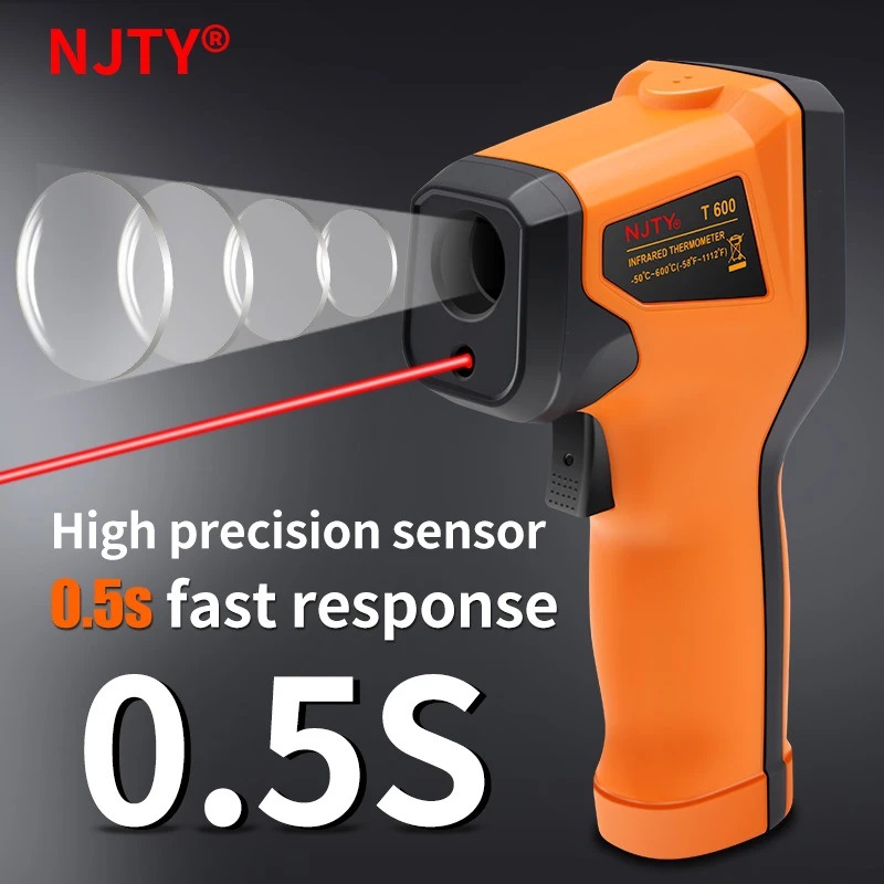 T400 Digital Infrared Thermometer -50~400℃ Laser termometro Pyrometer Gun Non-Contact Laser Temperature Meter gauge Tools