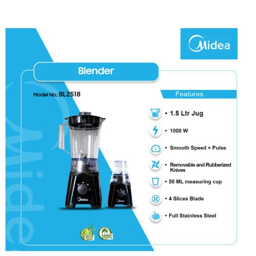 MIDEA BL2518 1.5L BLENDER BLACK