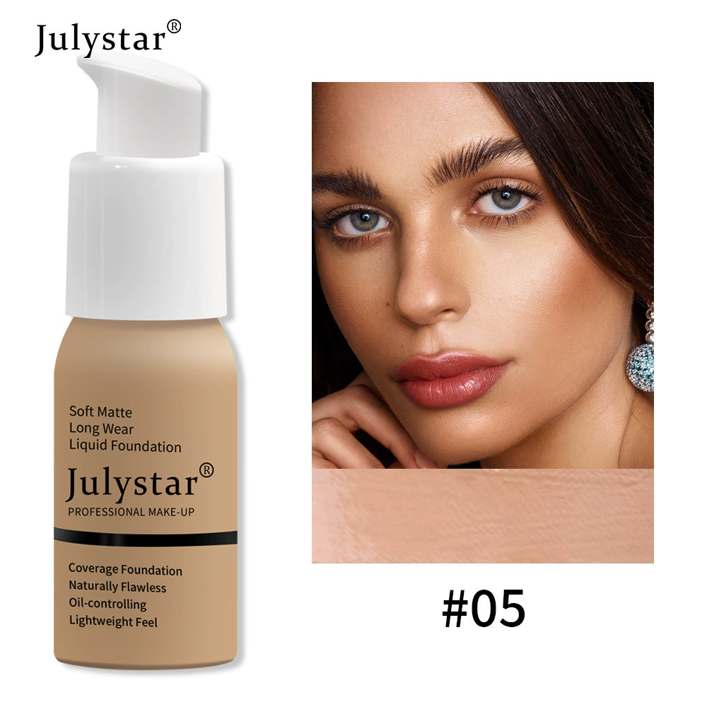 1PC Face Foundation Cream Oil-Control Matte BB Cream Waterproof Long Lasting Concealer Full Coverage Professional Makeup