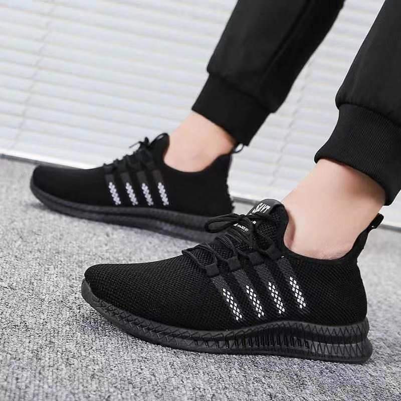 Versatile men's shoes, casual breathable sports shoes, anti odor track men's shoes