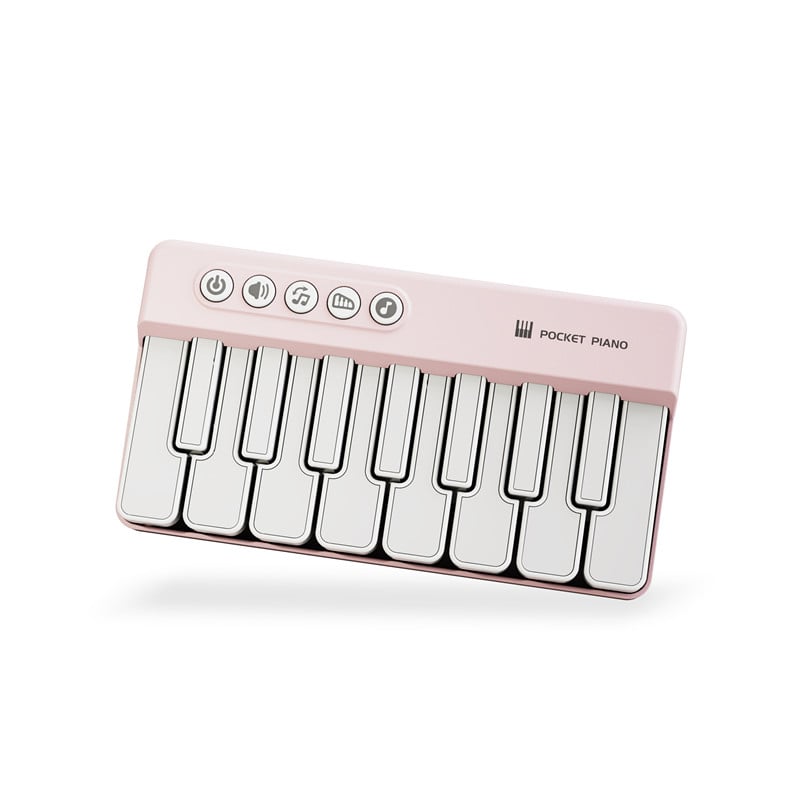 1pc Mini Electric Keyboard for Early Education, Music Learning, Multifunctional Electronic Piano, Light Toy with Music Scoring