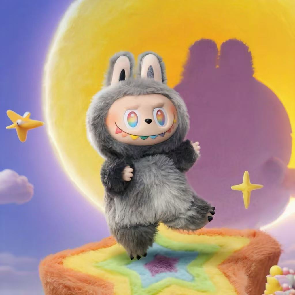 Labubu dolls - Macaron color, genuine. It's the perfect gift for children, family and friends
