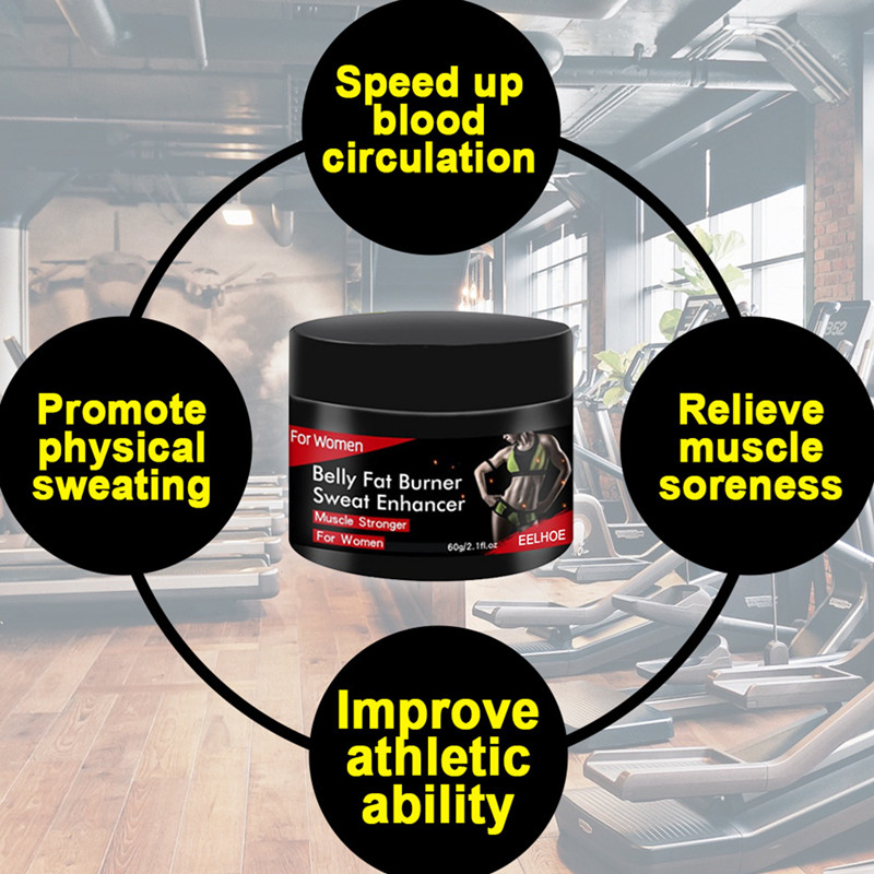 60g Muscle Cream Natural Firming Portable Abdominal Fat Burner Sweat Enhancer Men’s Gift