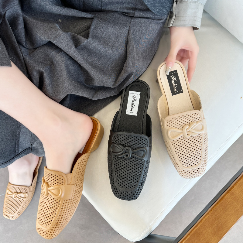Fashionable Color Design Flat Bottom Women's Slippers Summer New Style Braided Comfortable Casual Slippers for Women