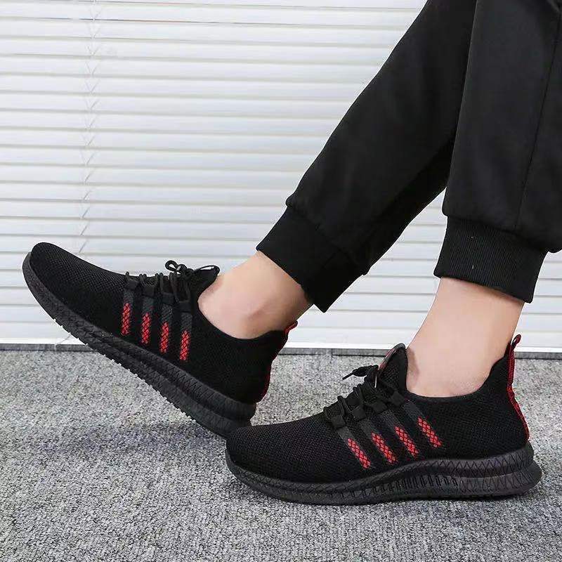 Versatile men's shoes, casual breathable sports shoes, anti odor track men's shoes