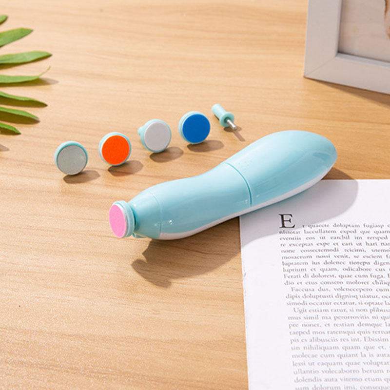 Kids Baby Nail Trimmer Electric Baby Manicure Pedicure Nail Clippers Cutter Scissors Care Set New Born