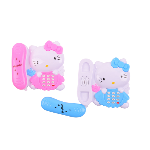 Children's Toy Phone Baby Smart Early Learning Kaizhi Music Light Cartoon Phone Keyboard Toy