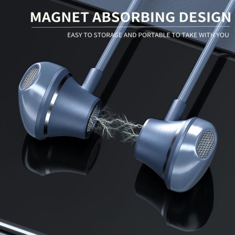 120 Hours Earphones Bluetooth Headphones Stereo Bass Wireless Headphone Neckband Power Flashlight Display Headset TF Card Runner