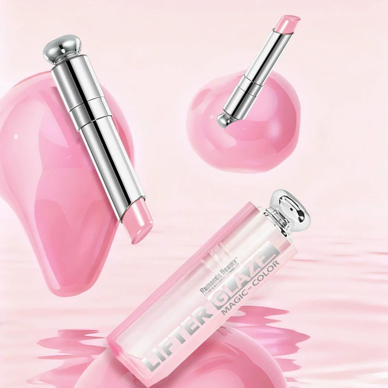 Color-Changing Lip Gloss - Hydrating & Non-Greasy Tinted Lip Oil, Mirror Shine & Plumping Effect, Moisturizing Reviving Lip Care