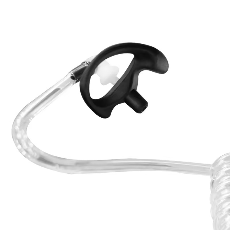 2Pcs Ear Molds Soft 2-Way Radio Earmold Replacing Earpiece Insert for Acoustic Coil Tube audio kits Headphone Accessories