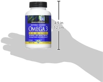 OmegaWorks Super Omega 3, EPA / DHA Fatty Acids, Healthy Joints, Enteric Coated 90 softgels, 90 servings