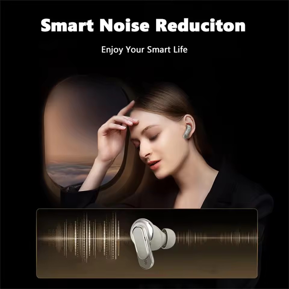 TourPro 2 Noise Cancelling True Wireless Earbuds With Smart Screen Display Charging Case, Tour Pro Style Design Headphones