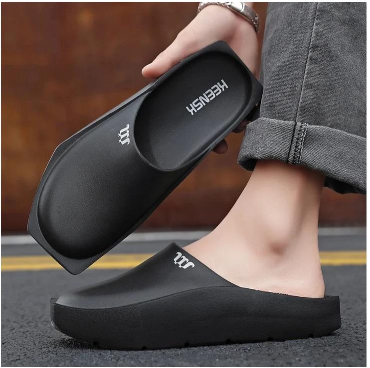 Men Slippers Slides Summer Beach Shoes Soft Indoor Thick Bottom Sandal Suitable Outdoor Sandals Flip Flops