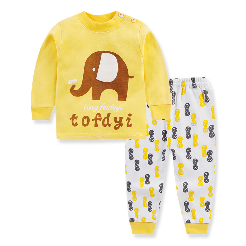Newborn baby clothes set Winter Cartoon baby boy Clothes 2PCS Cotton baby girl clothes set soft underwear infant clothes set