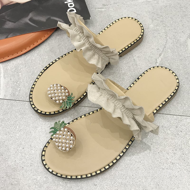 Slippers Women Sandals Platform Sandals Shoes Women Bow Summer Sandals Slipper Indoor Outdoor Flip-flops Beach Shoes Female