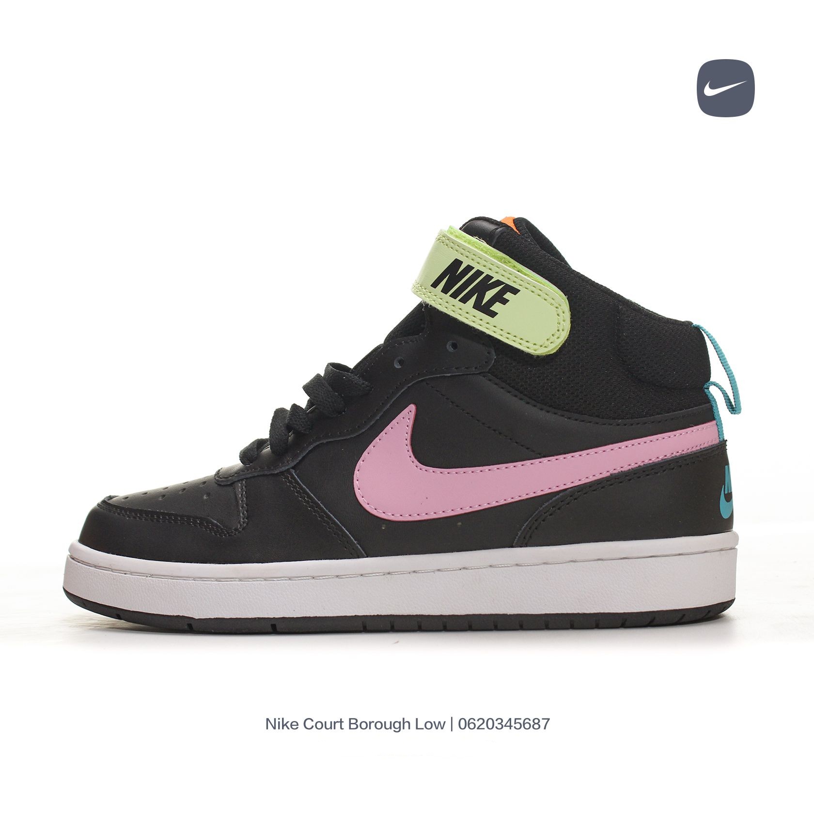 Nike Court Borough High Top Cultured Casual Sneakers Leather Sneakers